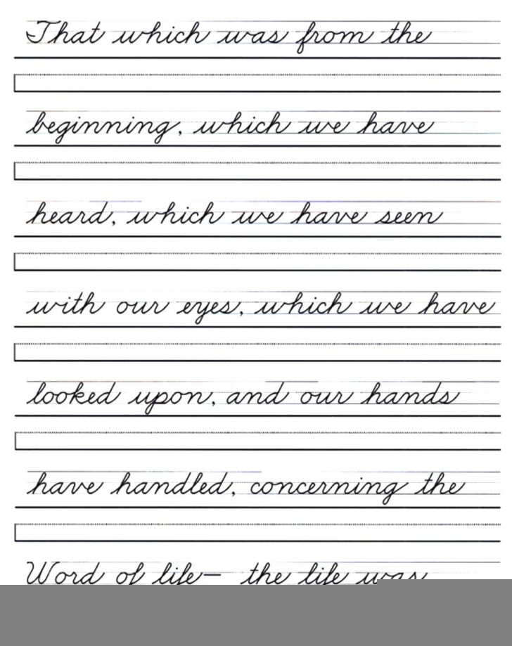 Free Printable Cursive Handwriting Worksheets For Adults Handwriting 