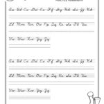 Free Printable Cursive Worksheets Az Download Printable Cursive