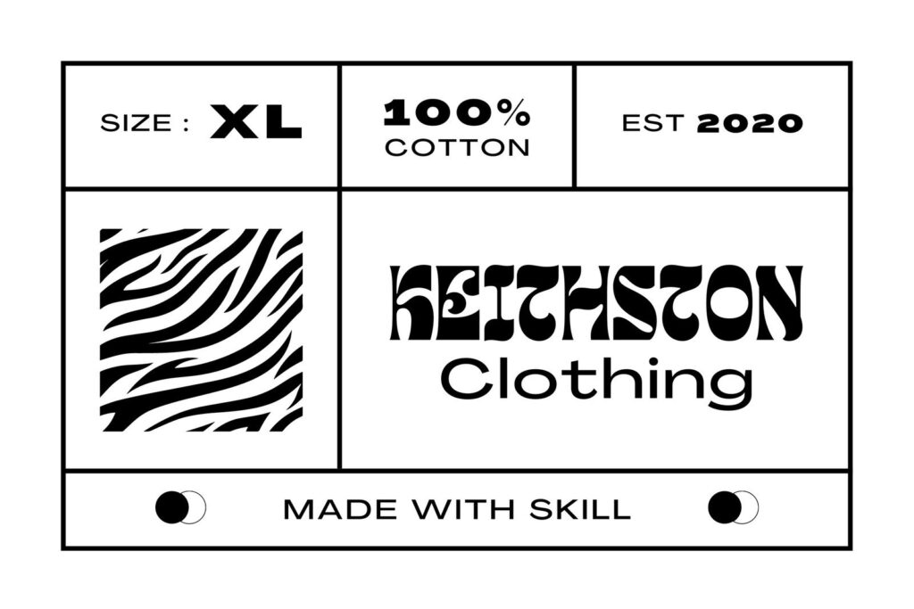 Free Printable Customizable Clothing Label Templates Canva