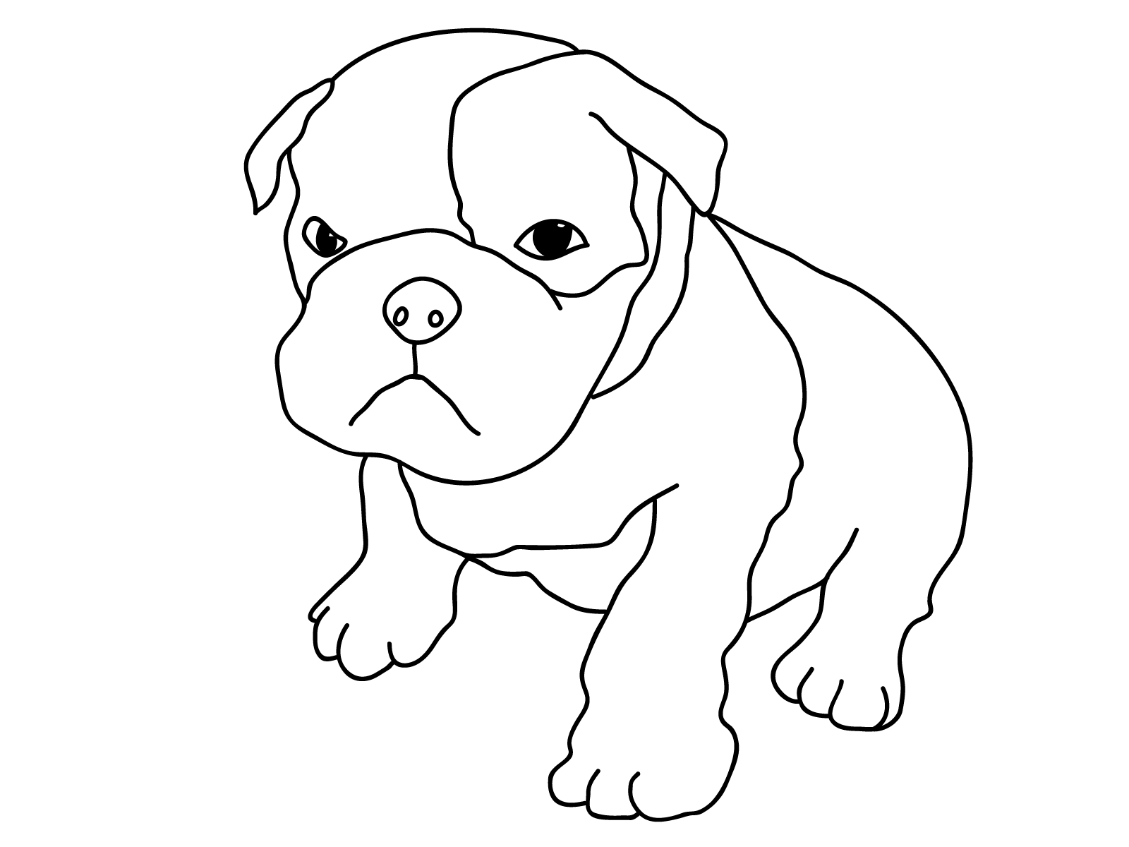Free Printable Dog Coloring Pages For Kids Colouring Pages Dogs Free 