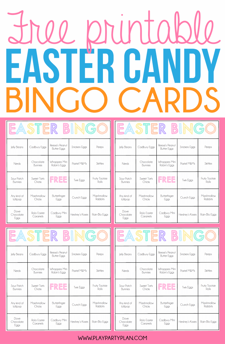 Free Printable Easter Bingo Game Handvaardigheid Groep 3 4