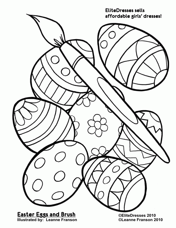 Free Printable Easter Egg Coloring Pages Coloring Home