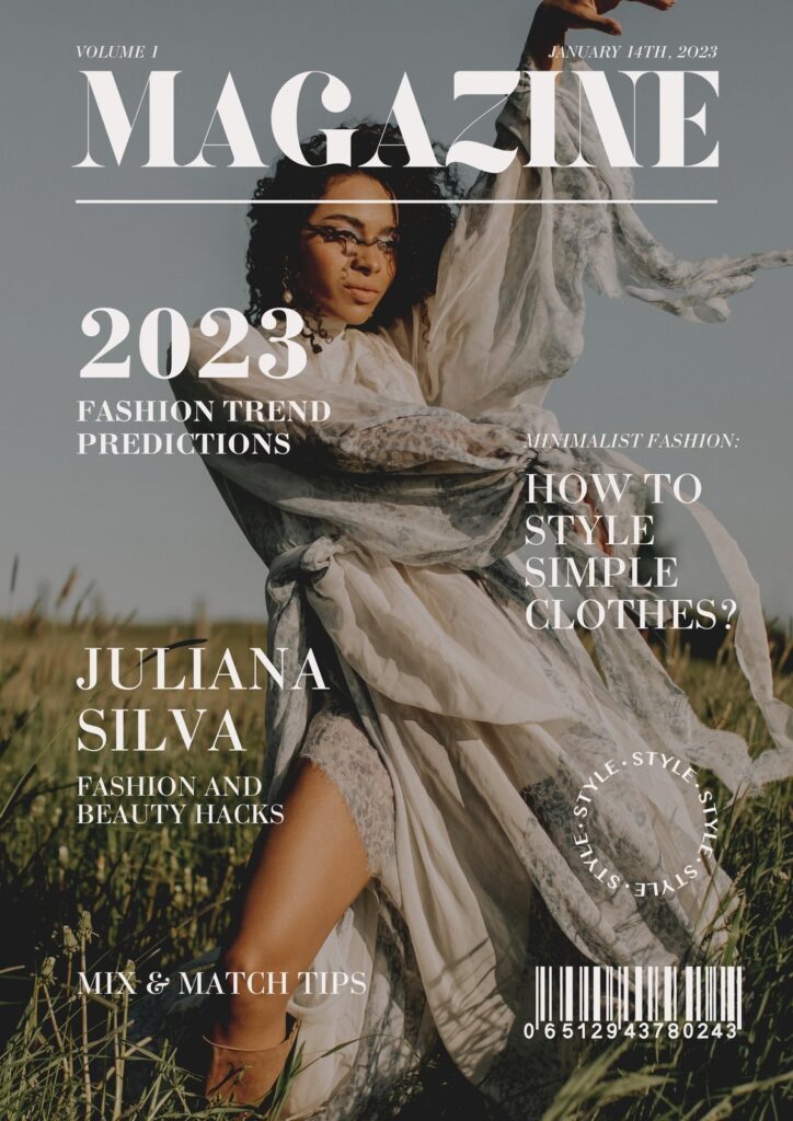 Free Printable Editable Fashion Magazine Cover Templates 53 OFF