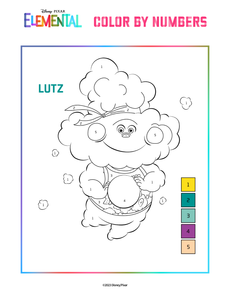 FREE Printable Elemental Coloring Pages Lola Lambchops