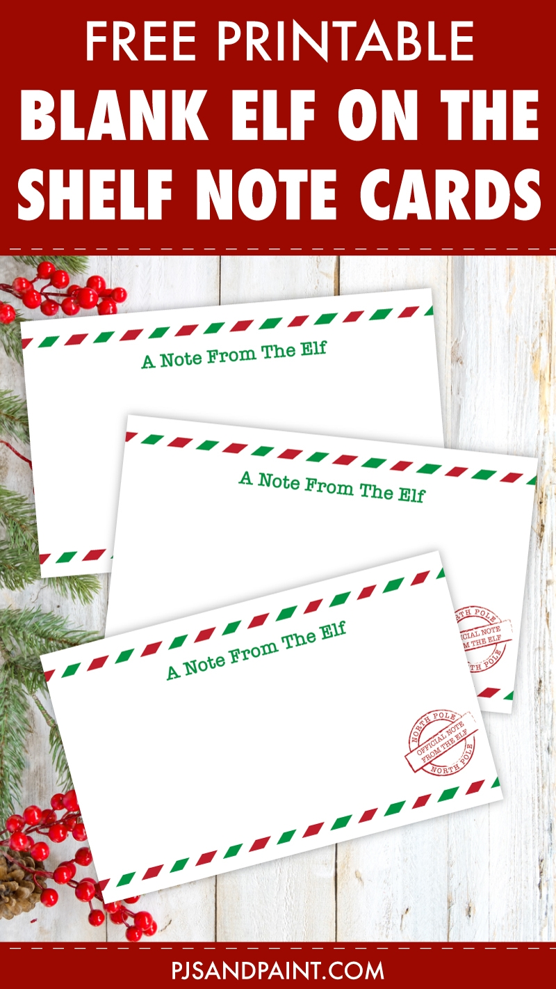Free Printable Elf Notes Printable Calendars AT A GLANCE