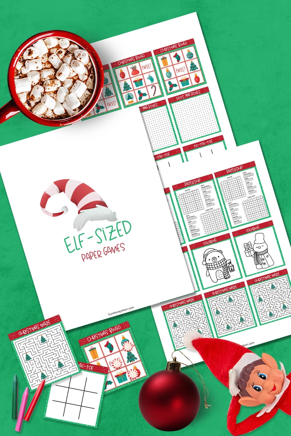 Free Printable Elf On The Shelf Games Fun Money Mom