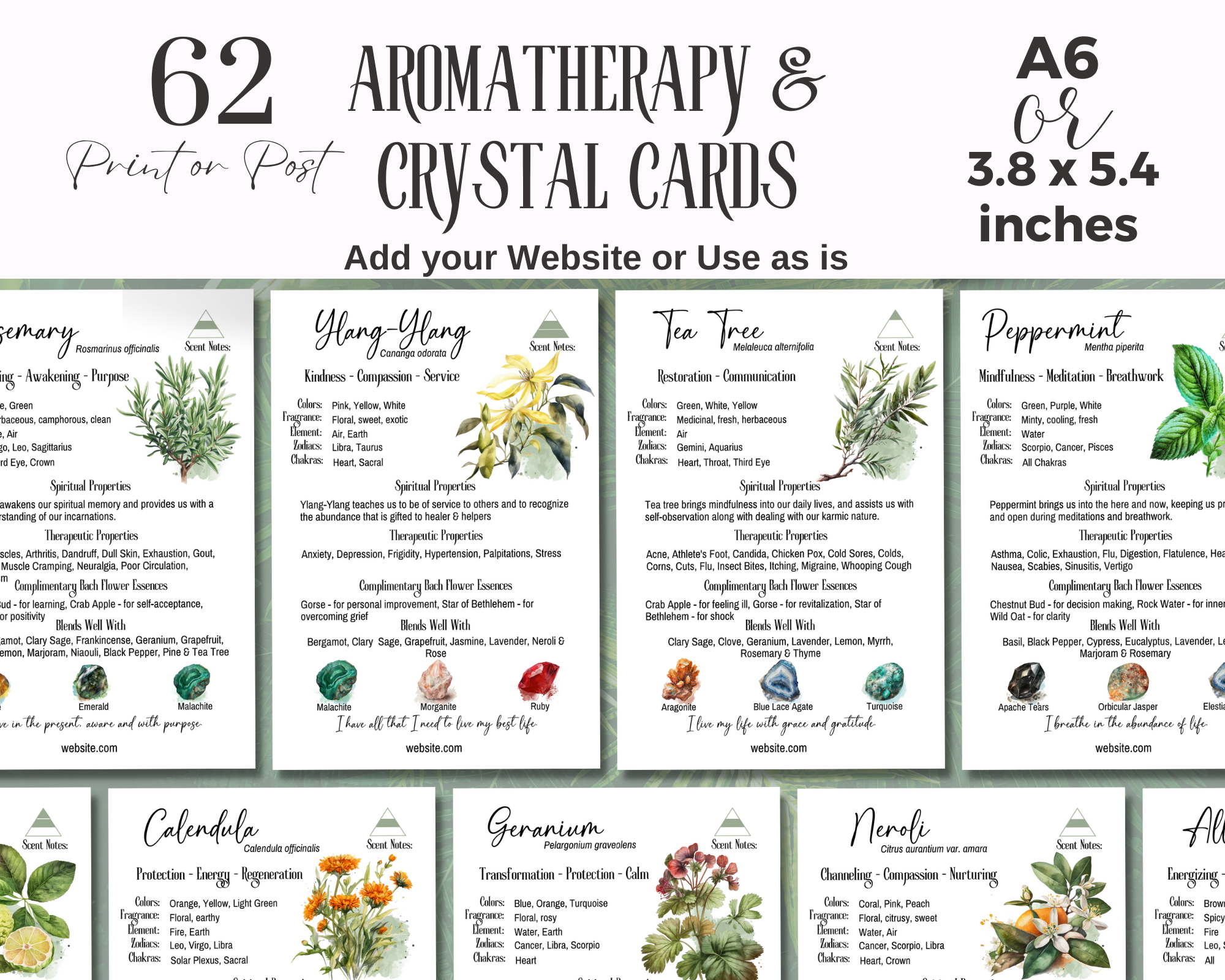 Free Printable Essential Oil Recipe Cards Download Free Printable 