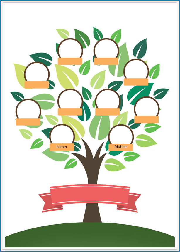  Free Printable Family Tree Template Word