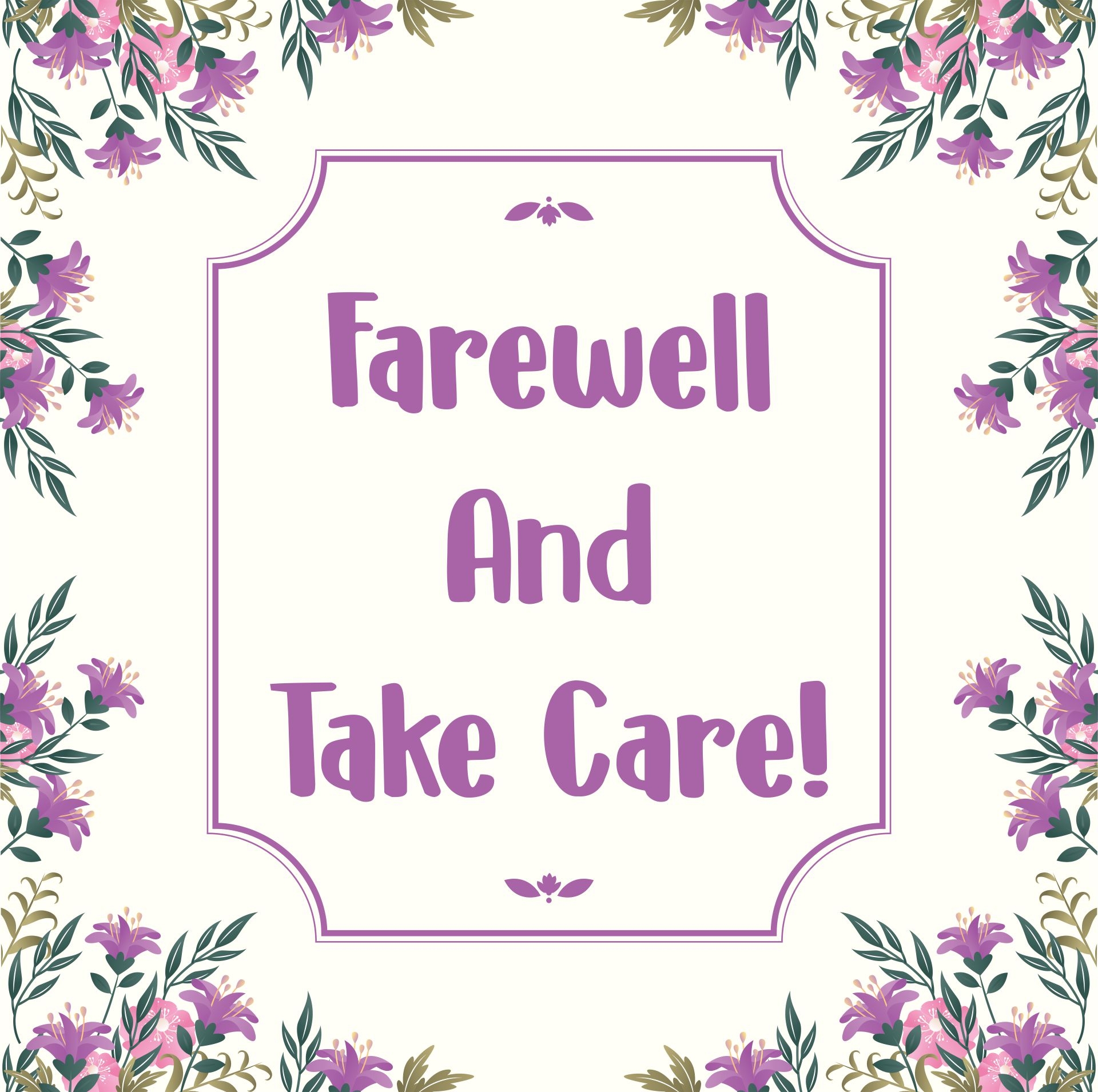 free printable farewell greeting cards