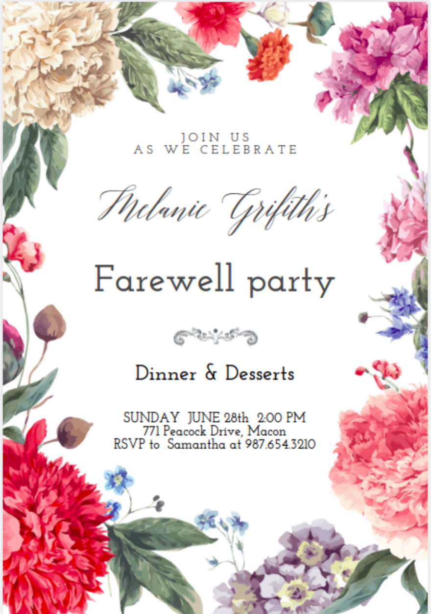 free printable farewell cards for friends