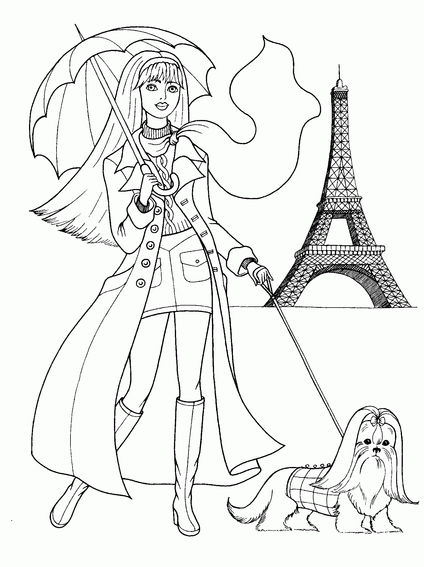 Free Printable Fashion Coloring Pages For Adults Coloring Home