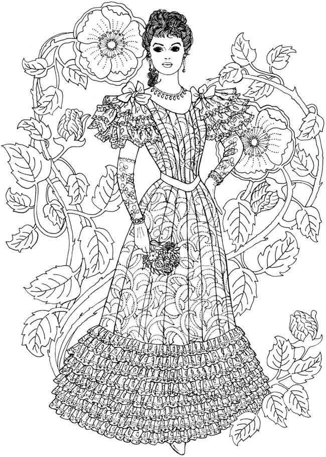 Free Printable Fashion Coloring Pages For Adults Coloring Home