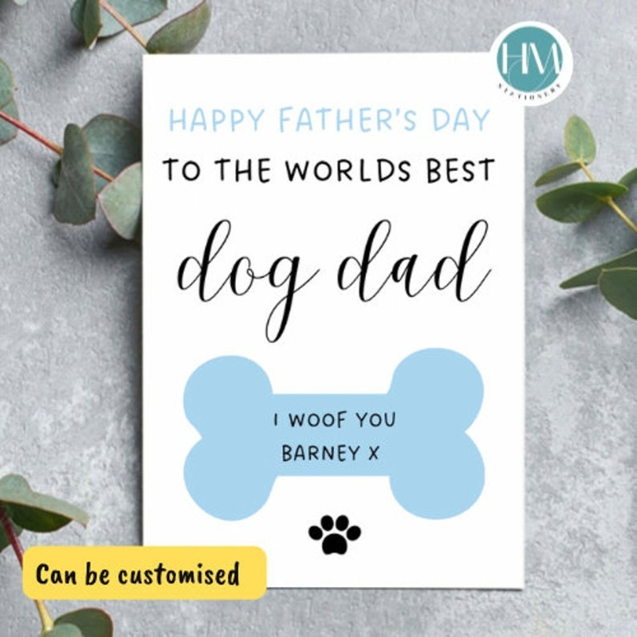 free printable fathers day cards from the dog