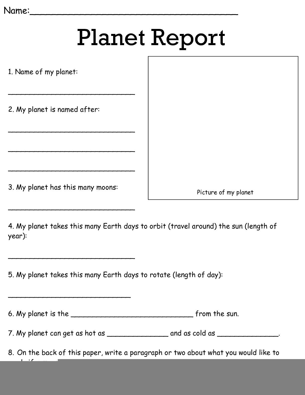 5th grade science worksheets