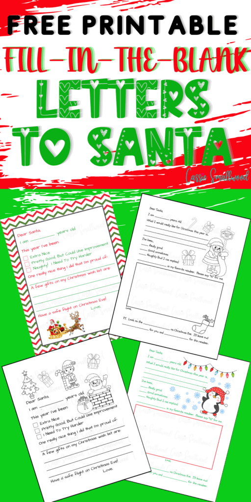 free printable fill in blank letter from santa template