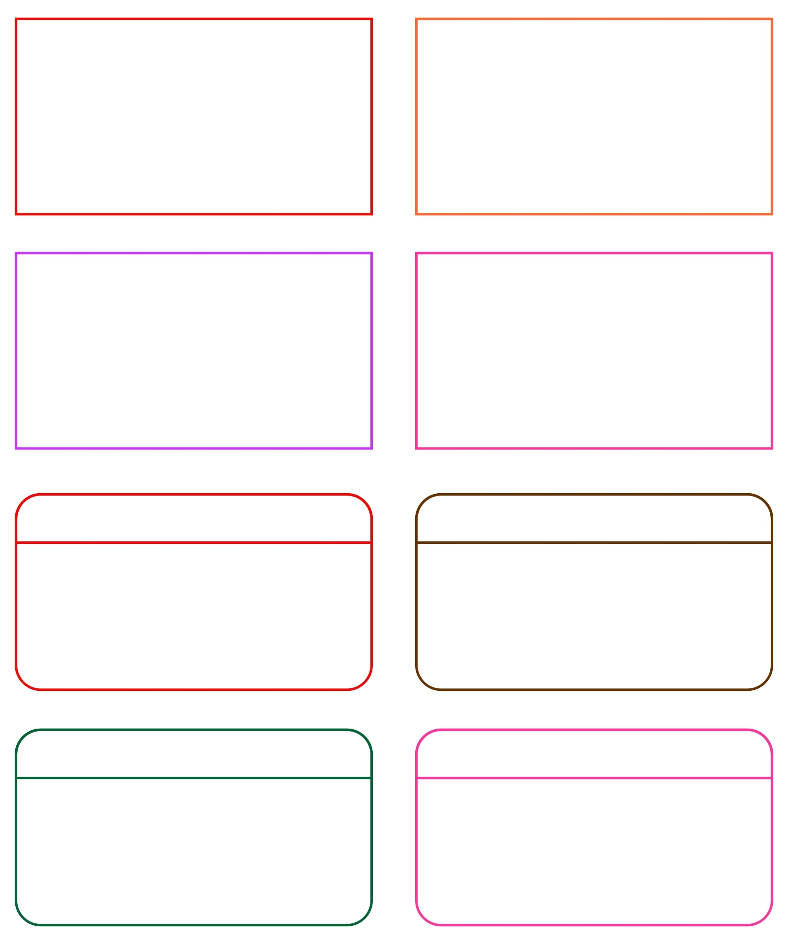 Free Printable Flash Cards Template Sarseh