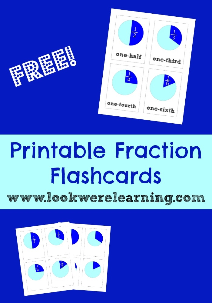 Free Printable Flashcards Printable Fraction Flash Cards Look We 39 re