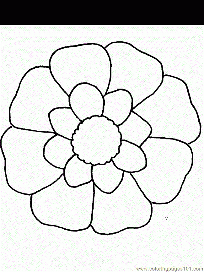Free Printable Flower Coloring Pages Coloring Home