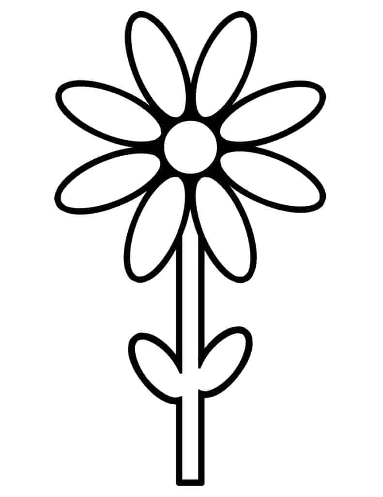 printable craft flower