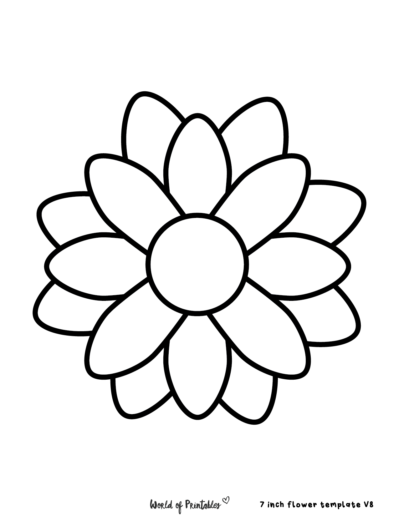 Free Printable Flower Stem Template Best Flower Site