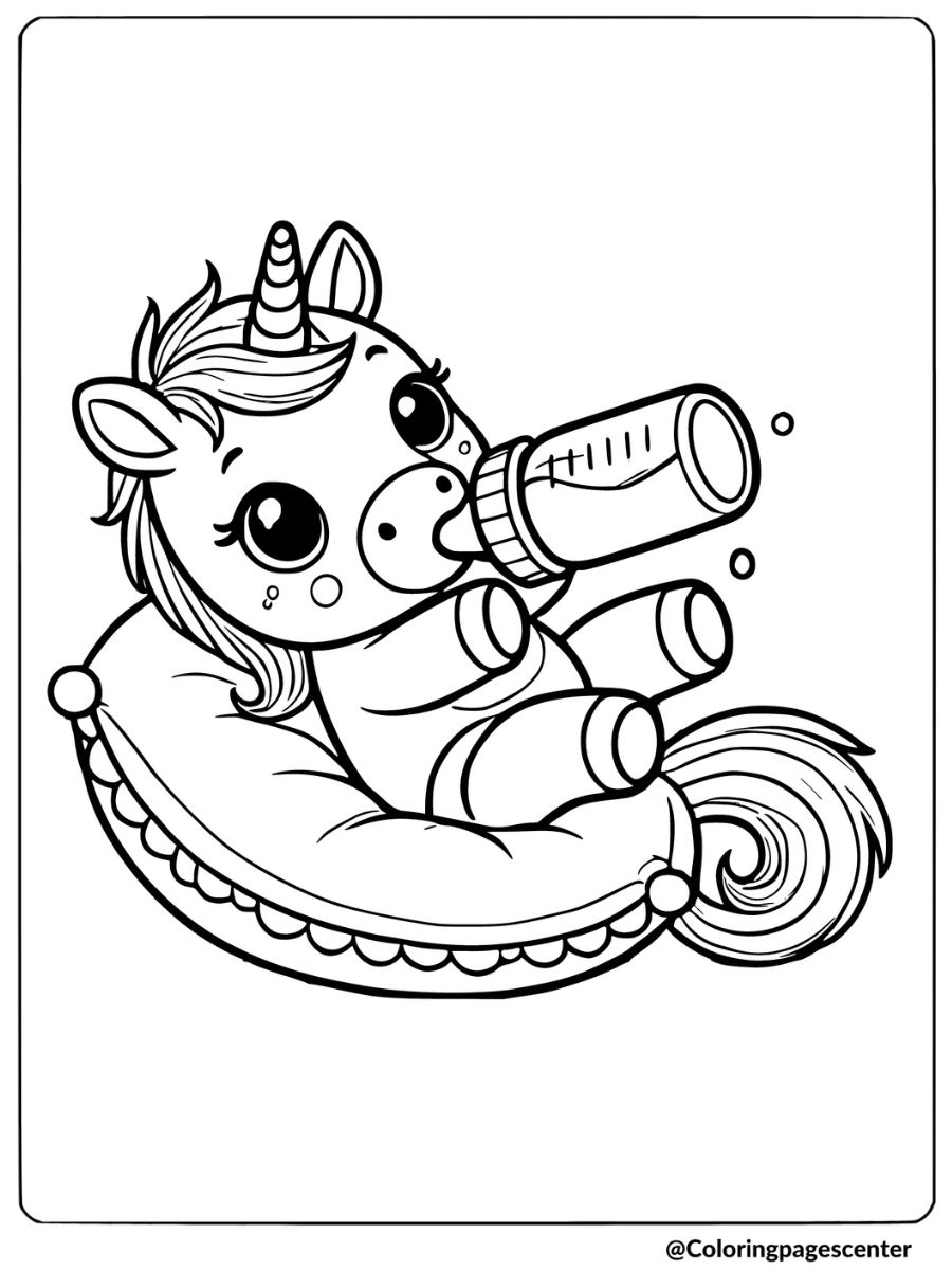 unicorn coloring pages free