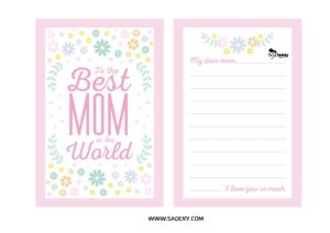 Free Printable Foldable Mothers Day Cards Sadeky