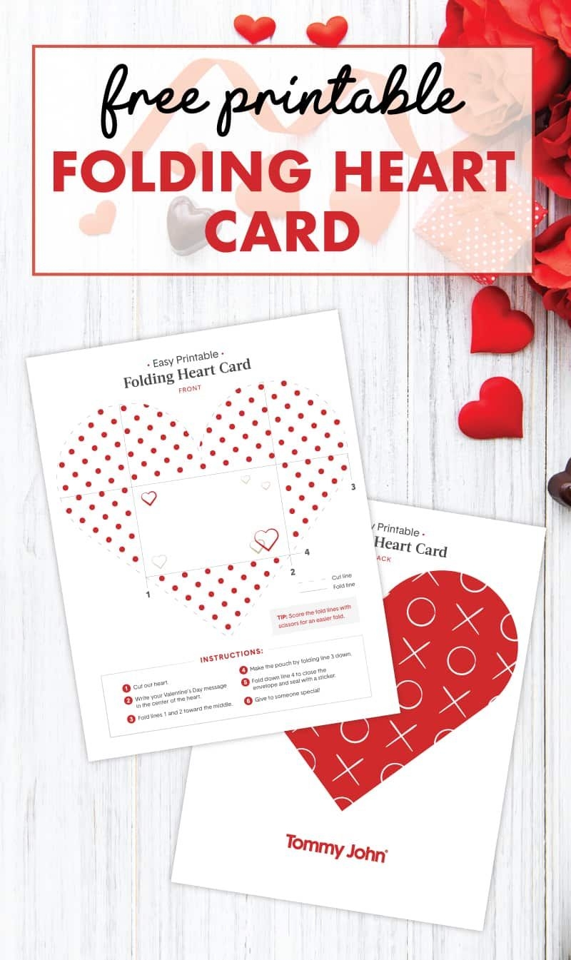 Free Printable Folding Valentine Cards Free Templates Printable