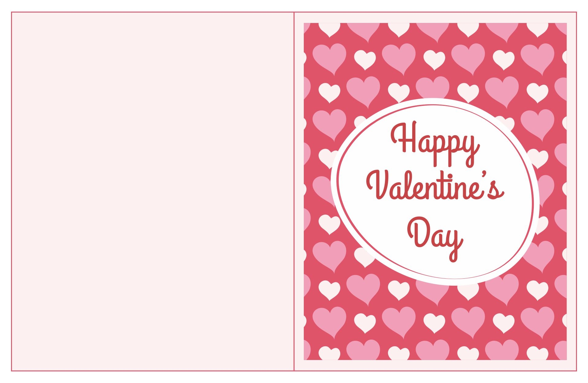 Free Printable Folding Valentine Cards