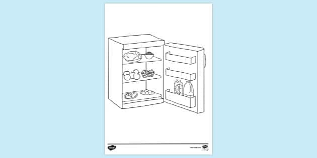Free Printable Food Colouring Page Colouring Sheets