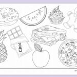 FREE Printable Food Colouring Page Primary School Twinkl