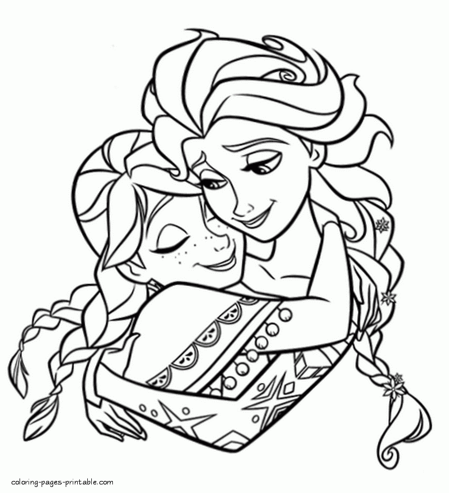 Free Printable Frozen Coloring Pages COLORING PAGES PRINTABLE COM