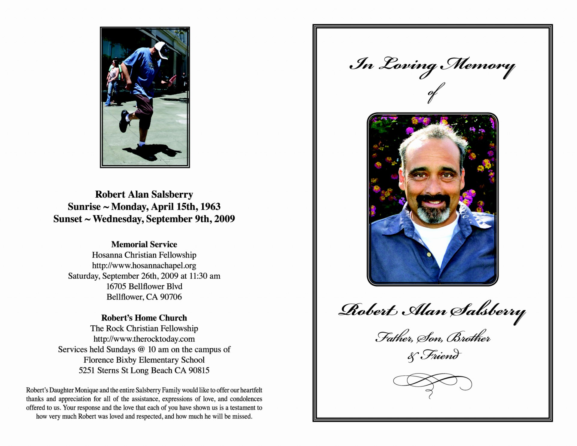 Free Printable Funeral Prayer Card Template Free Printable