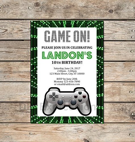 free printable game control card