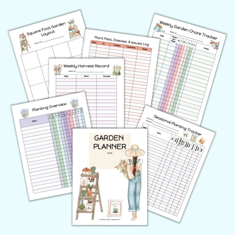 Free Printable Garden Journal Template Printables Template Free