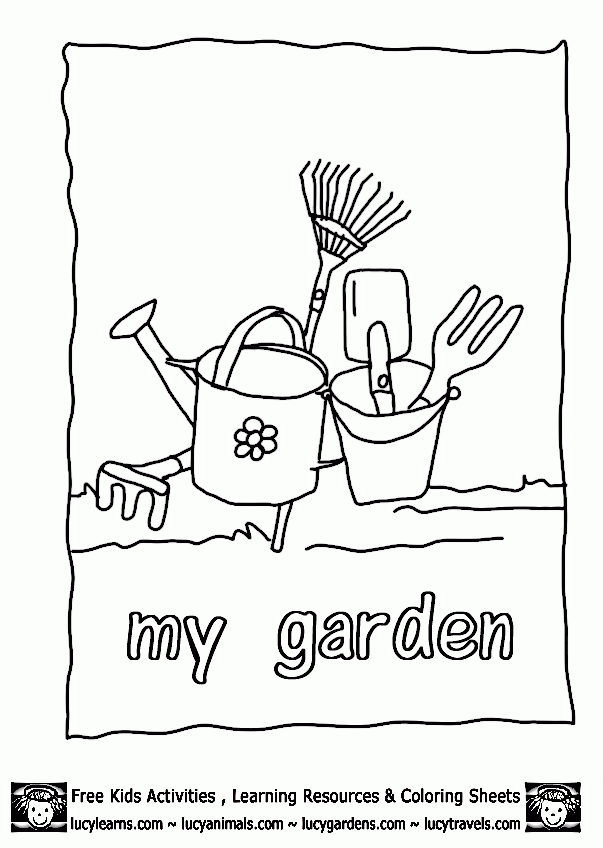 free printable gardening activity sheets