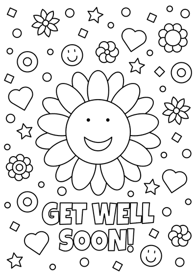 free printable get well cards for child pdf