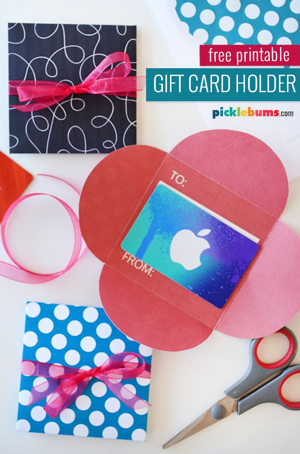 free printable gift card holders for teachers