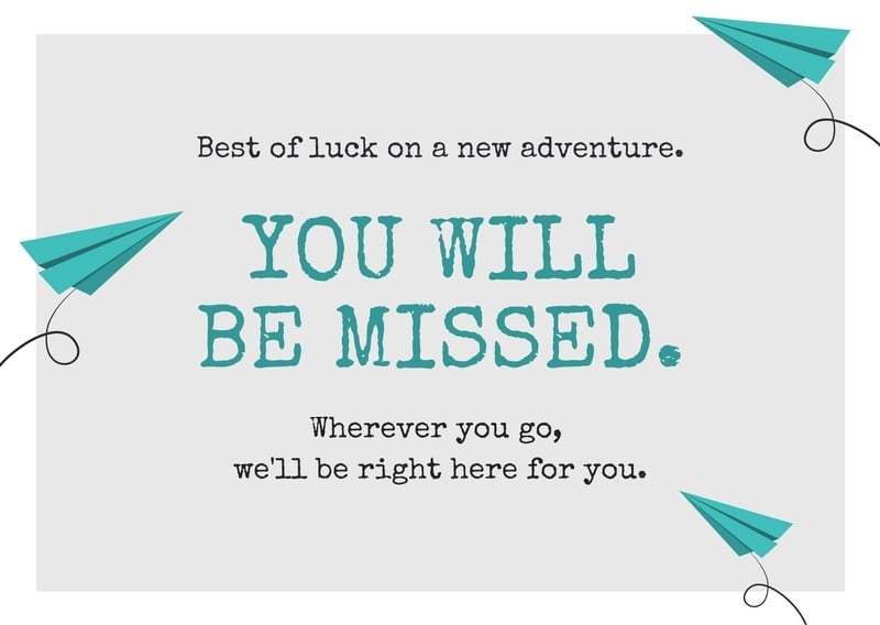 Free Printable Going Away Greeting Cards Free Templates Printable