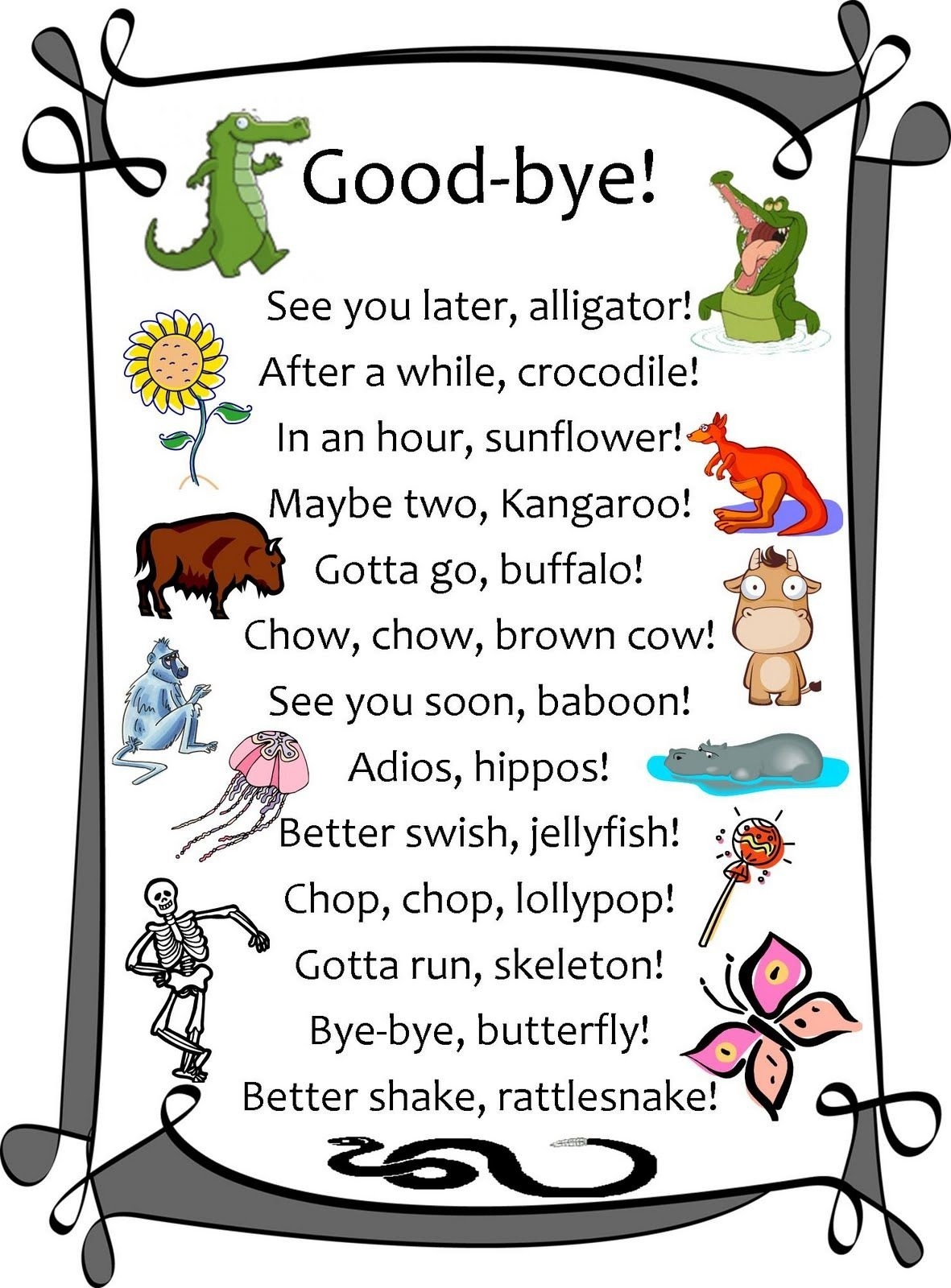 Free Printable Goodbye Cards Free Printable A To Z