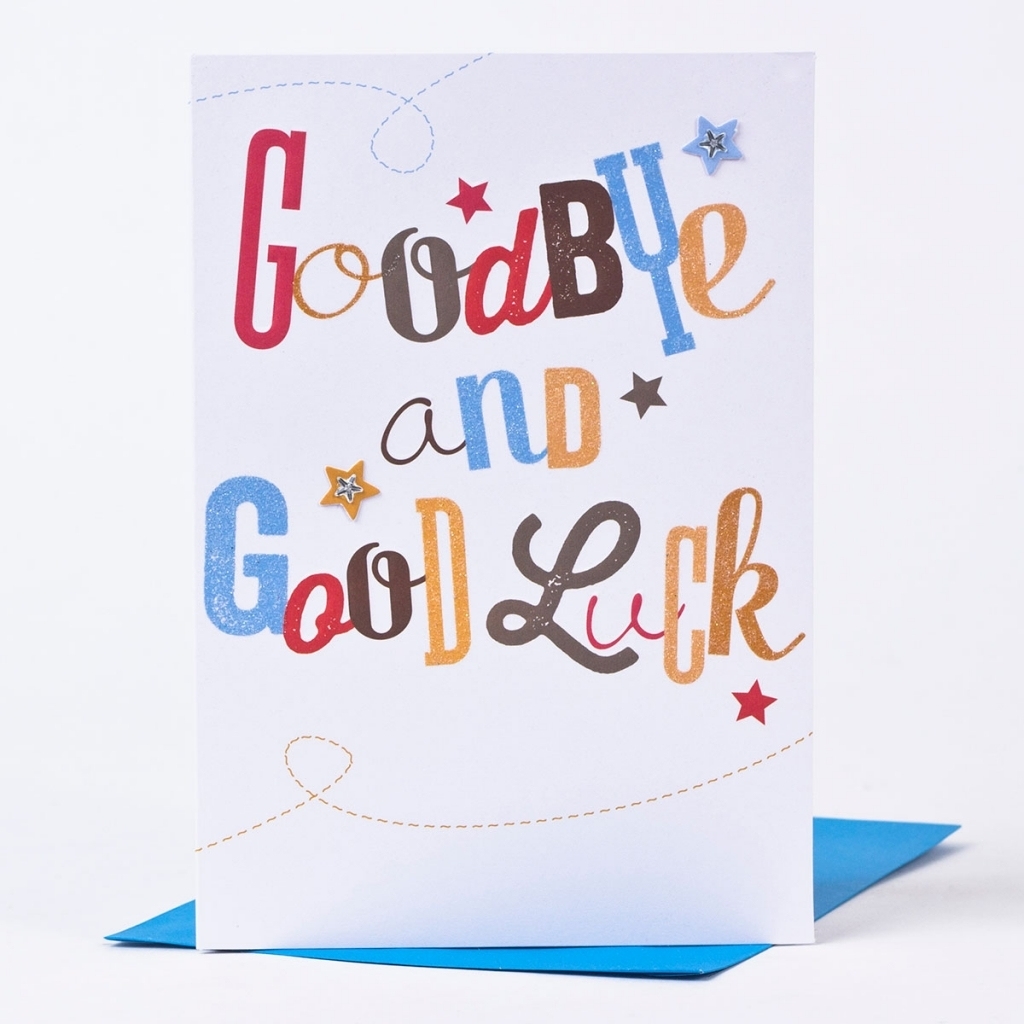Free Printable Goodbye Cards Printable Cards