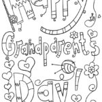 Free Printable Grandparents Day Coloring Pages Happy Grandparents