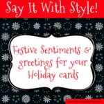 Free Printable Greeting Card Sentiments Free Printable