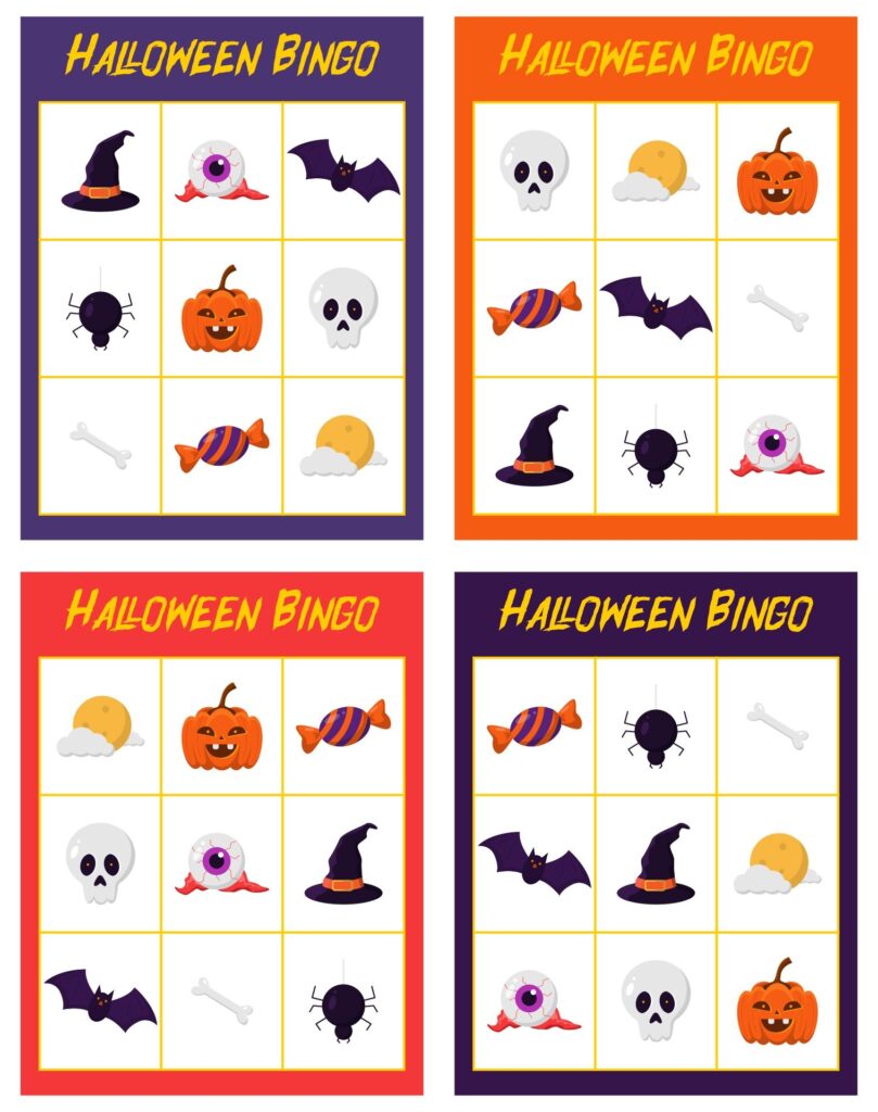Free Printable Halloween Bingo Cards 1 75 Printable B Vrogue co