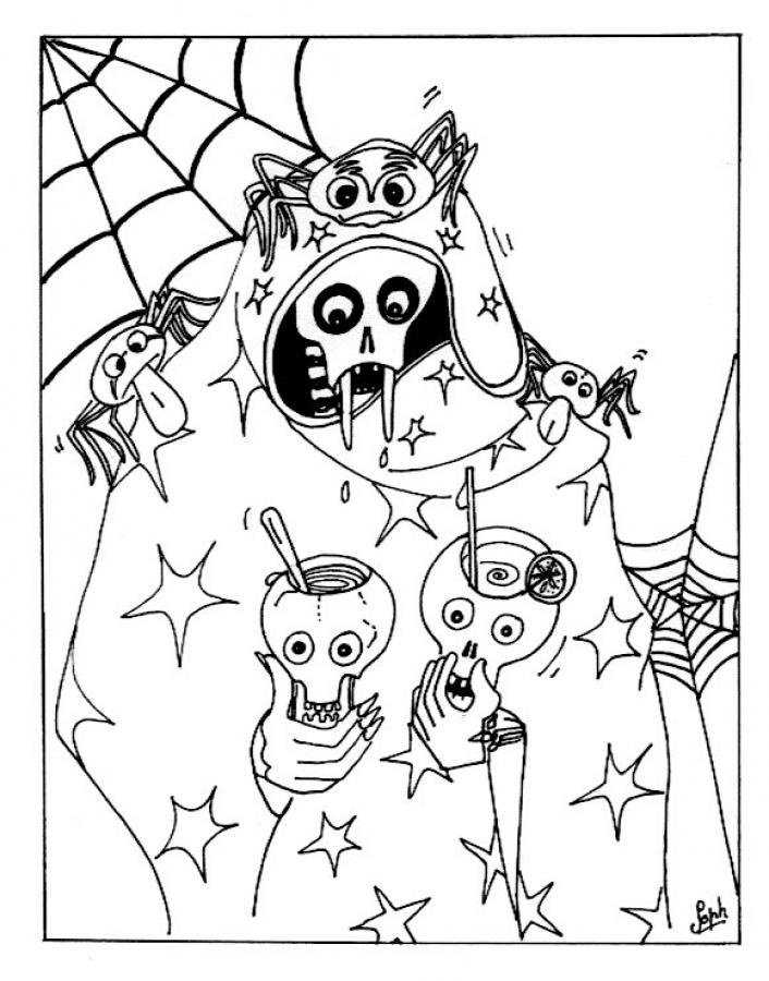 Halloween Coloring Pages For Kids