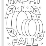 Free Printable Happy Fall Coloring Pages