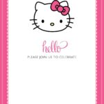 Free Printable Hello Kitty Birthday Invitations FREE Printable