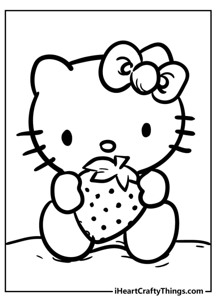 Free Printable Hello Kitty Coloring Pages For Pages Cool2bkids Hello