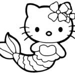 Free Printable Hello Kitty Mermaid Coloring Page Free Printable