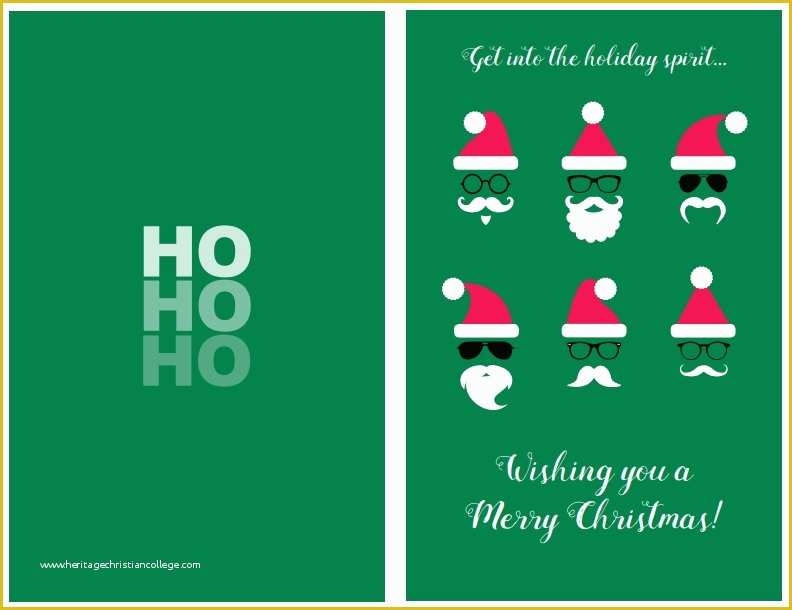 free printable christmas photo card templates