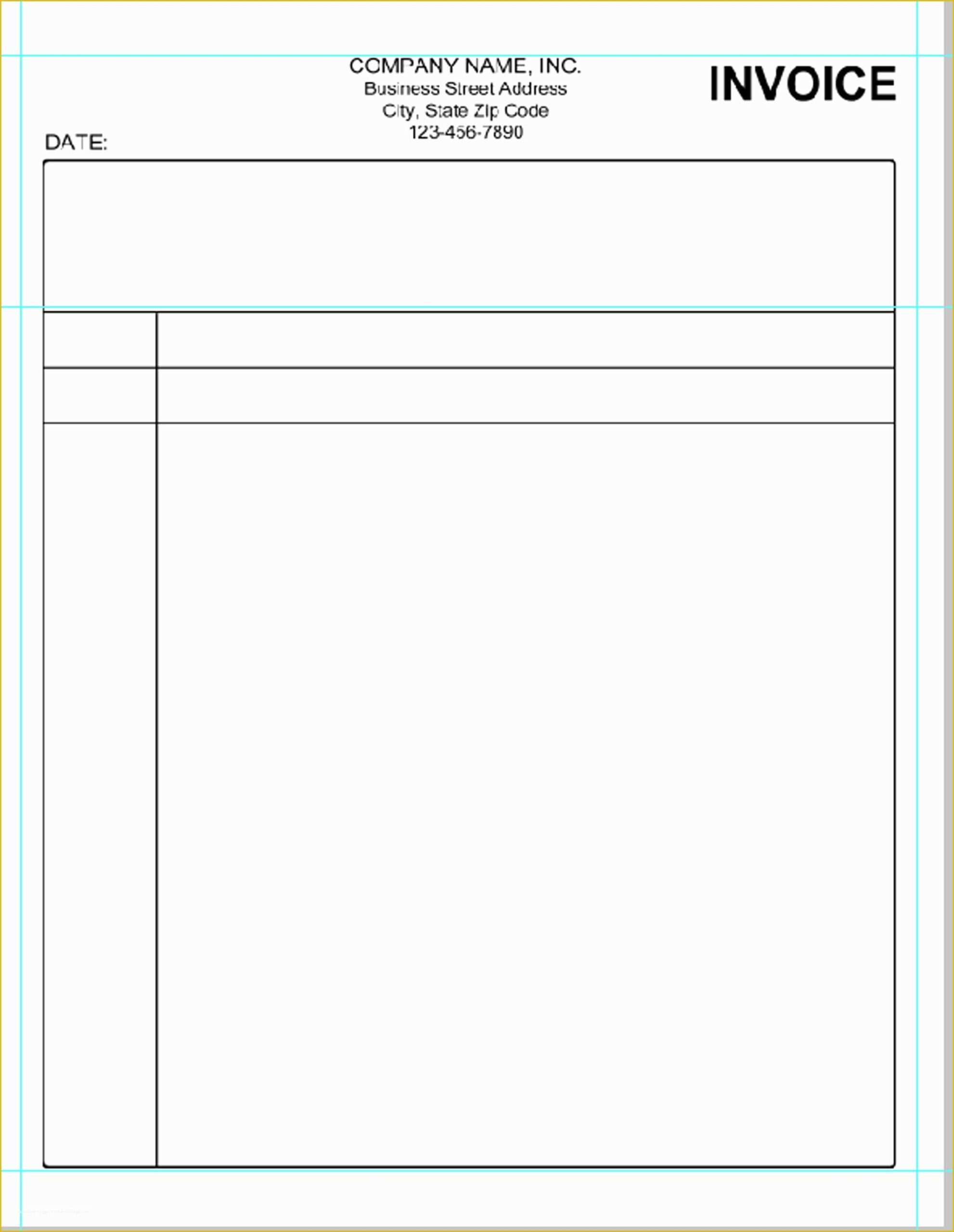 free printable invoice template